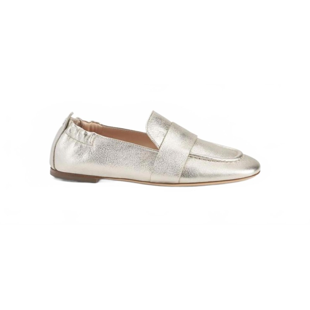Women's gold AGL Cristiana flat Penny loafer size 39.5 (US‎ 9) EUC